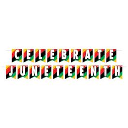 Beistle - Celebrate Juneteenth Streamer - Multicolor