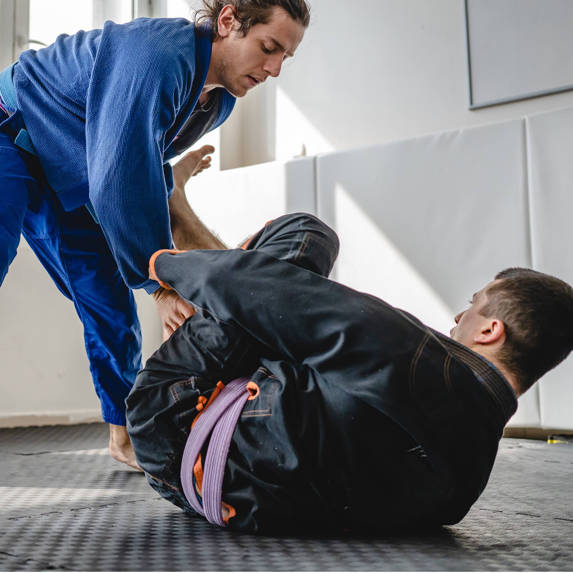 Alt View 4. BalanceFrom Fitness - BalanceFrom Fitness Foam Interlocking Exercise Floor Mat, 24 Square Feet, Black - Black.