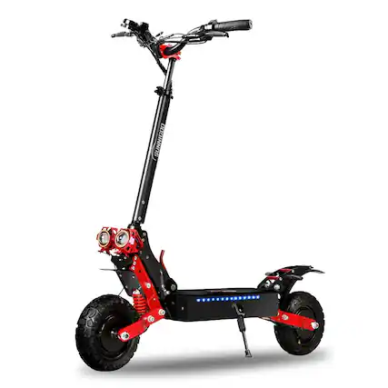Front. Loheer - Loheer Adult Folding Electric Scooter X7 3600W Dual Motor 48V 21ah Battery High Speed Off Road Commuter Black - Black.