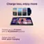 Charge less, enjoy more - Stream up to 10 hours with a 10,200mAh battery. Refuel fast with 30W quick charging.