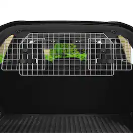 Jumbl - Dog Barrier for SUV's, Cars & Vehicles, Heavy-Duty - Adjustable Pet Barrier, Universal Fit - Black