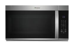 Whirlpool - 1.9 Cu. Ft. Over-the-Range Microwave with Sensor Cooking and Non-Stick Interior - Stainless Steel - Front_Zoom