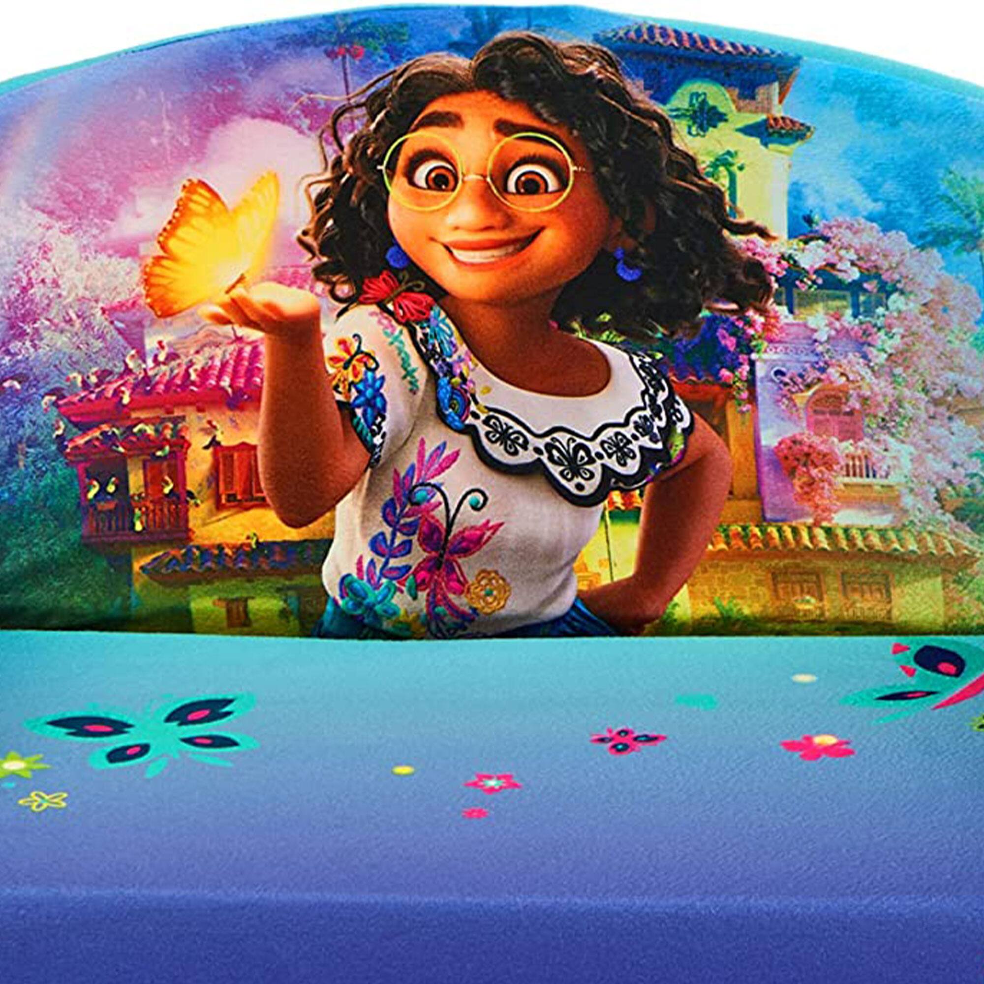 Alt View 7. Marshmallow Furniture - Marshmallow Furniture Kids 2-in-1 Flip Open Foam Compressed Sofa Bed, Encanto - Encanto.