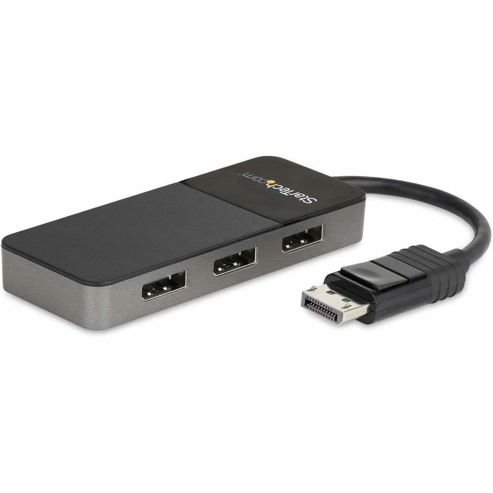 StarTech.com - 3-Port DisplayPort 1.4 Splitter, DisplayPort to 3x DP Multi-Monitor Adapter, Triple 4K Computer MST Hub, Windows Only