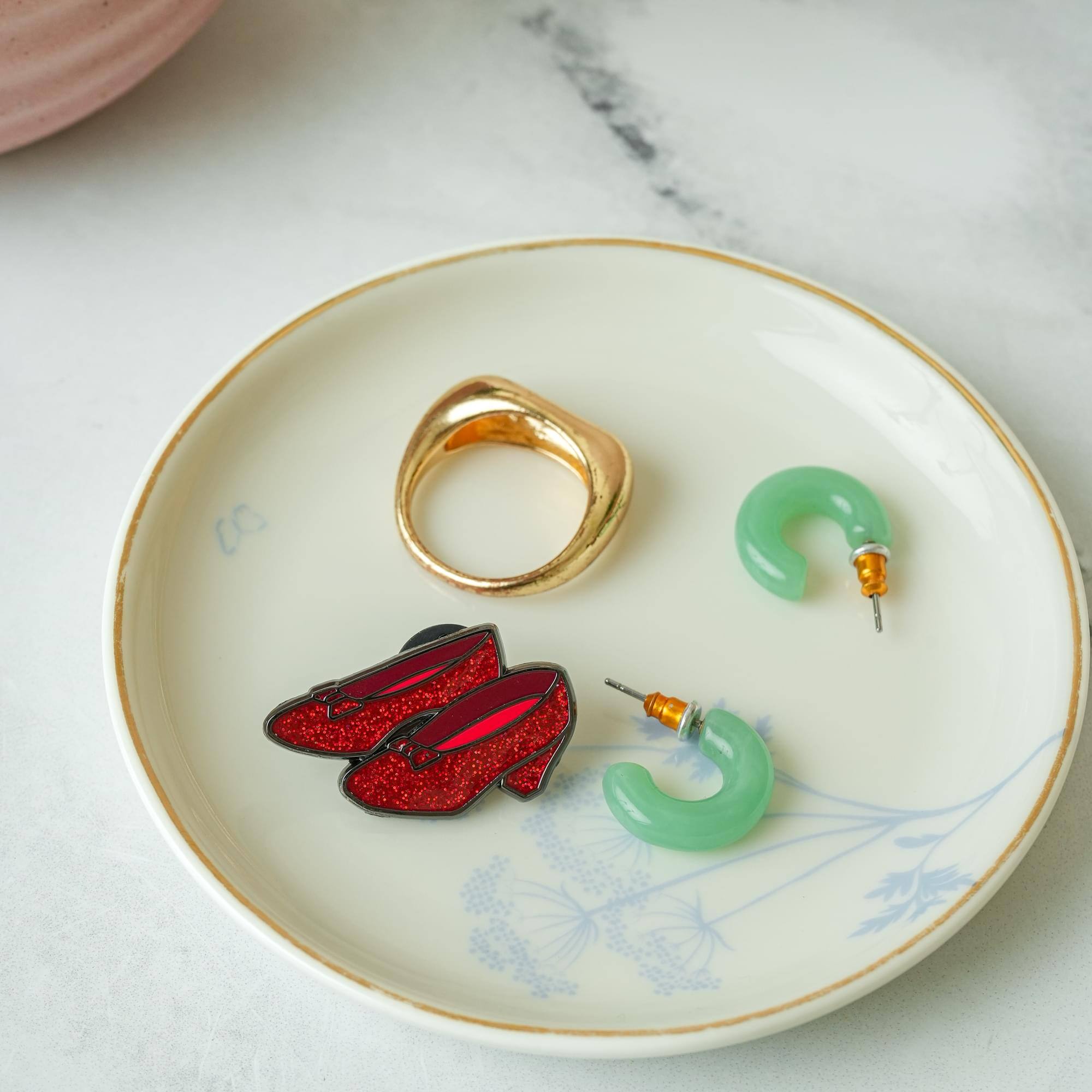 Alt View 3. SalesOne LLC - The Wizard of Oz Ruby Slippers Enamel Pin - Red.