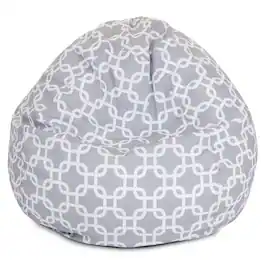 Majestic Home - Large Bean Bag Links - Gray