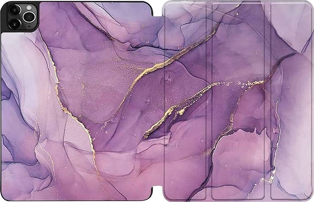 Alt View 13. SaharaCase - Marble Series Folio Case for Apple iPad Pro 11" (2nd, 3rd, and 4th Gen 2020-2022) - Purple.
