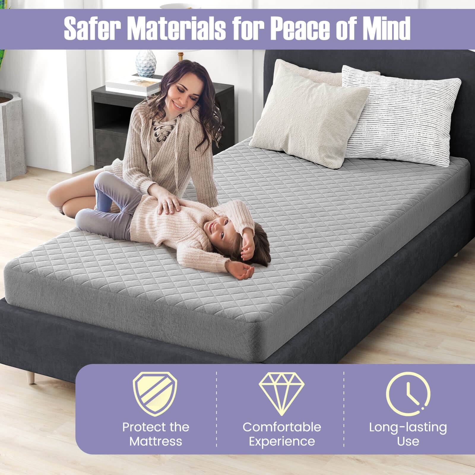 Safer Materials for Peace of Mind

Protect the Mattress

Comfortable Experience

Long-lasting Use