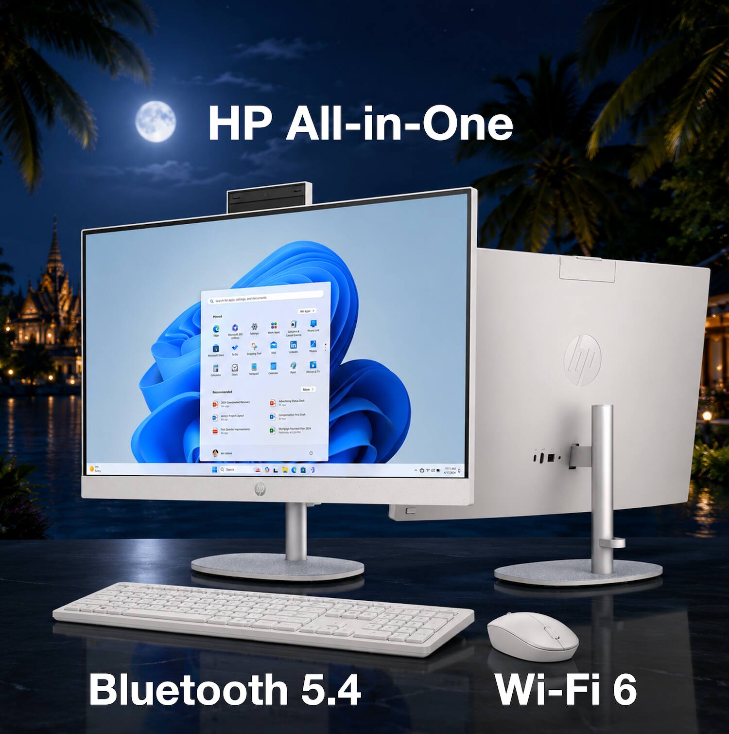 HP All-in-One

Bluetooth 5.4 Wi-Fi 6