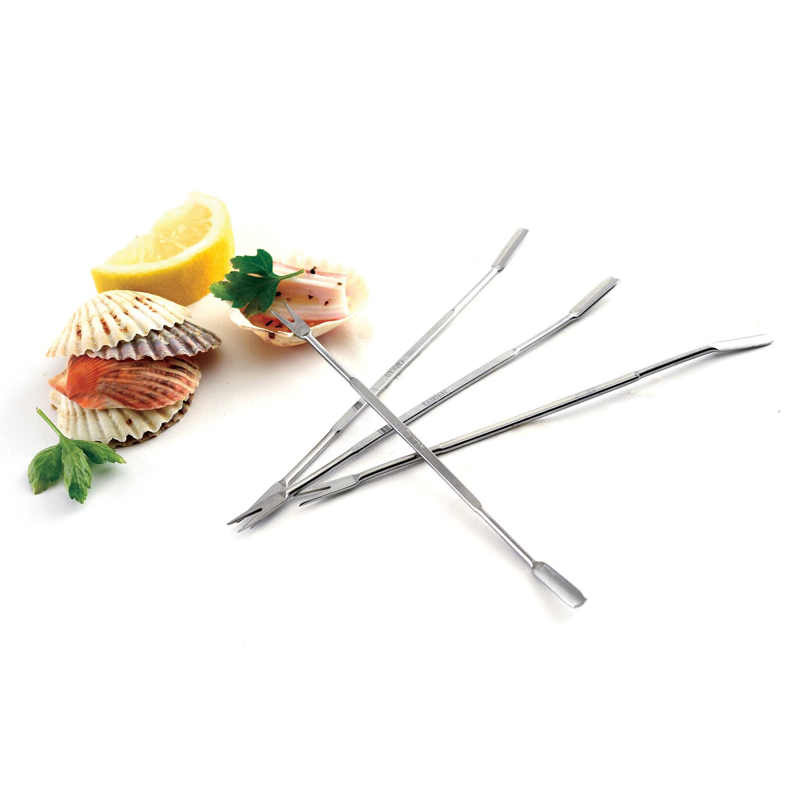 Alt View 7. Norpro - Stainless Steel Seafood Forks/Lobster Picks, Set of 4 - Silver.