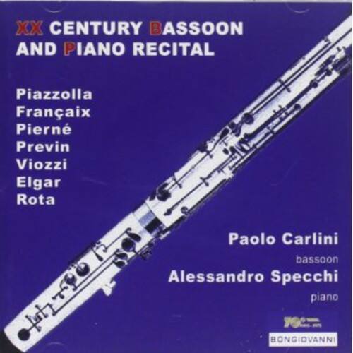 Pierne / Carlini / Specchi - Concertpiece Op 35 for Bassoon & Piano   - COMPACT DISCS [CD]