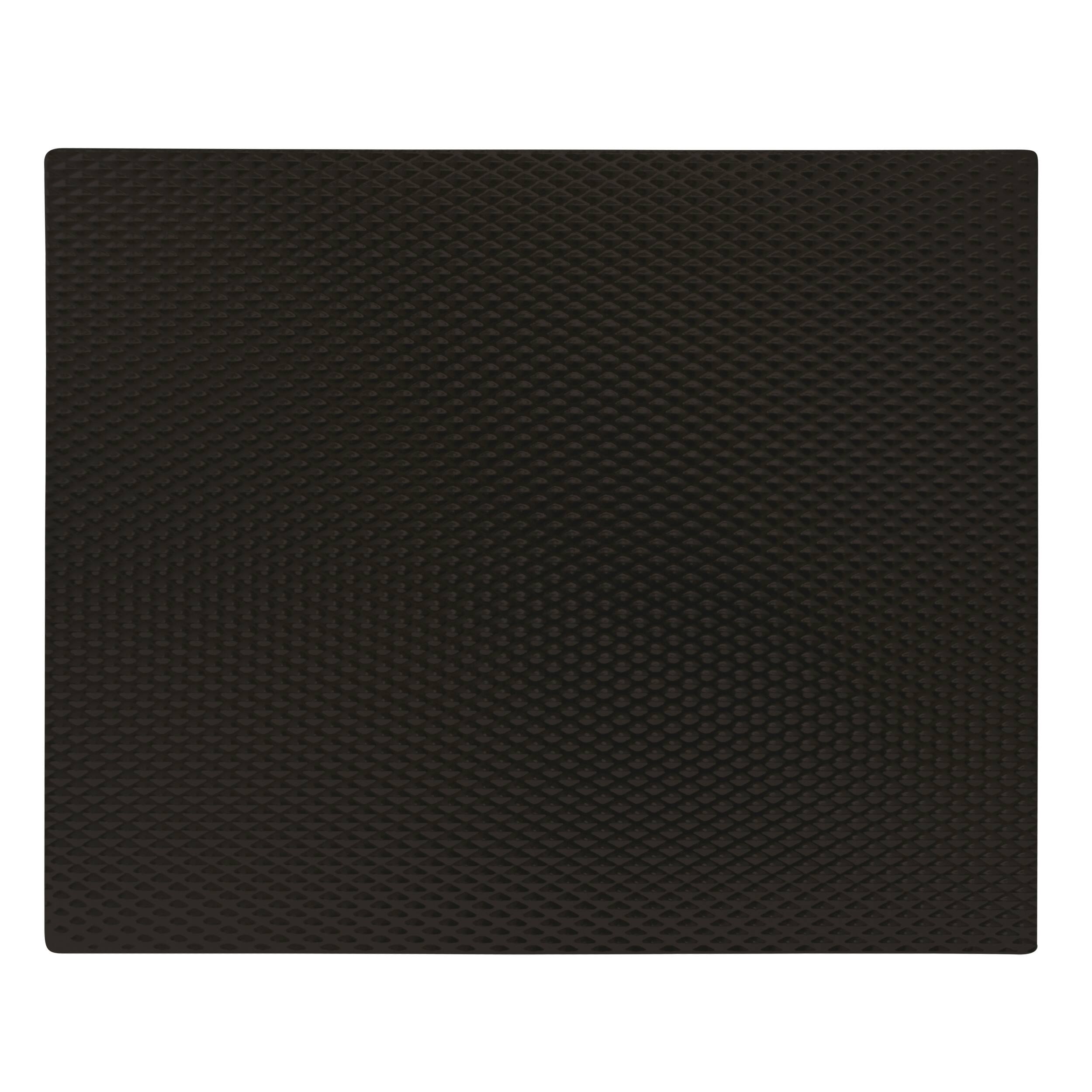 Front. Range Kleen - 17 x 20-Inch Matte Black Nonslip Counter Protective Mat.