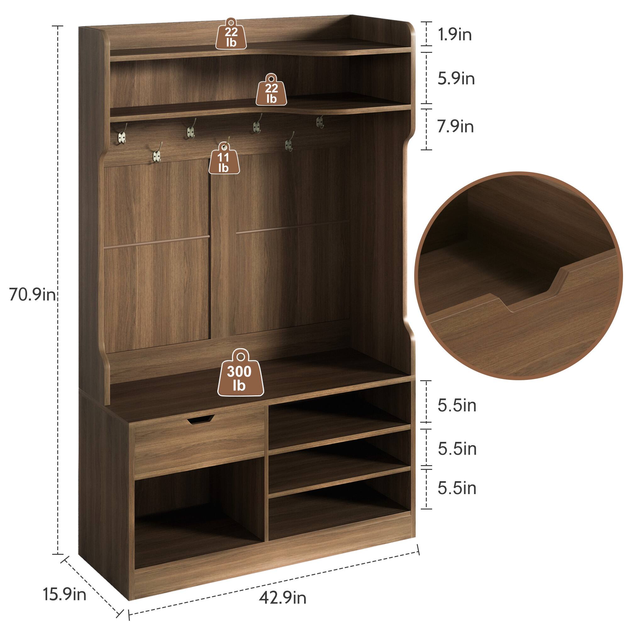 22 lb 1.9in  
22 lb 5.9in  
11 lb 7.9in  
70.9in  
300 lb  
5.5in  
5.5in  
5.5in  
15.9in  
42.9in
