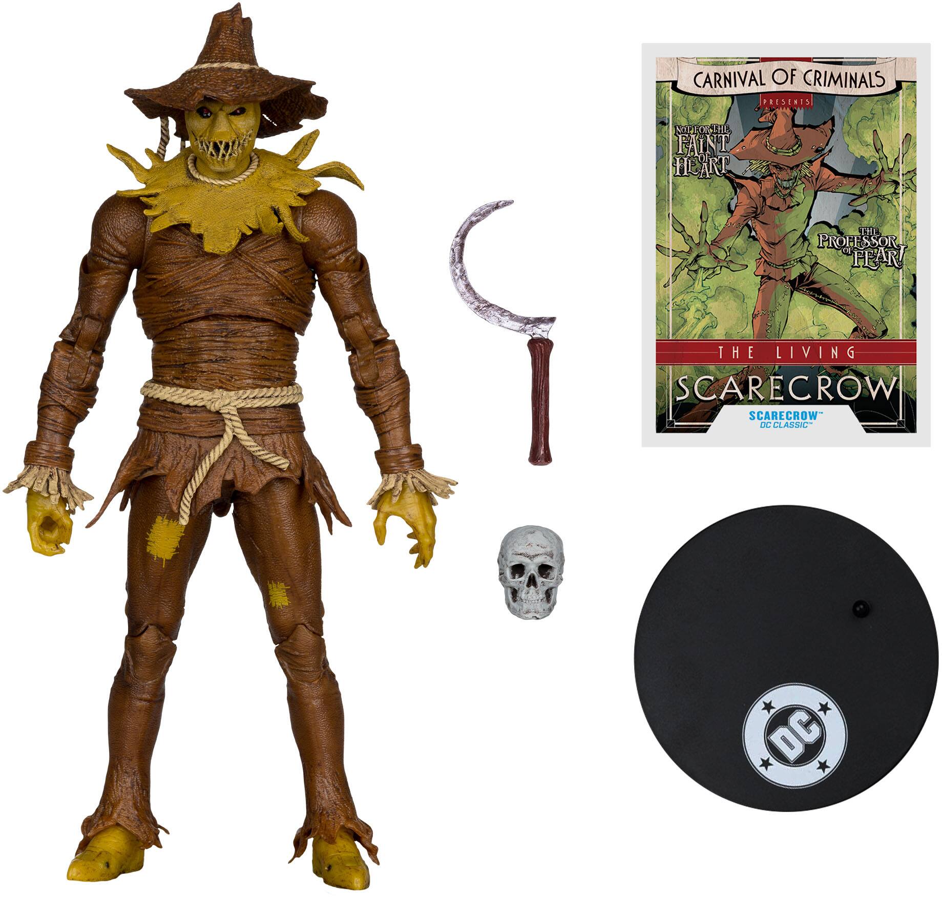 CARNIVAL OF CRIMINALS PRESENTS  
THE FAINT HEART THE PROFESSOR FEAR  
THE LIVING SCARECROW  
SCARECROW DC CLASSIC