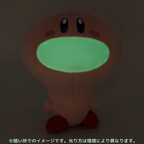 Alt View 2. Nintendo - Sanei Boeki KP58 Kirby All Star Collection Kirby Plush Toy, Size S, Height 6.9 inches (17.5 cm).
