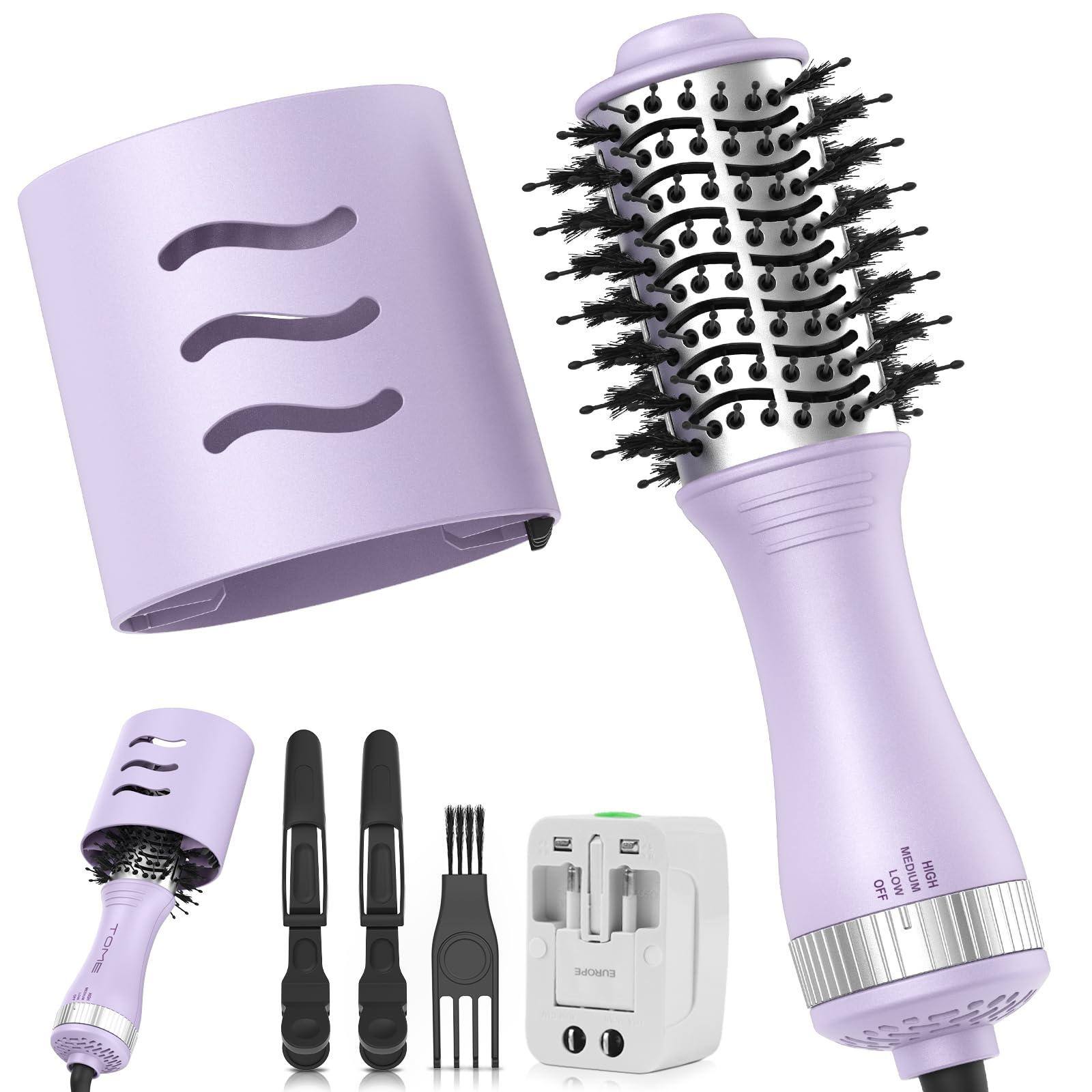 The Best Inks - 650W Titanium Travel Hair Dryer Professional Grade with Advanced Technology for Fast Drying - Purple
