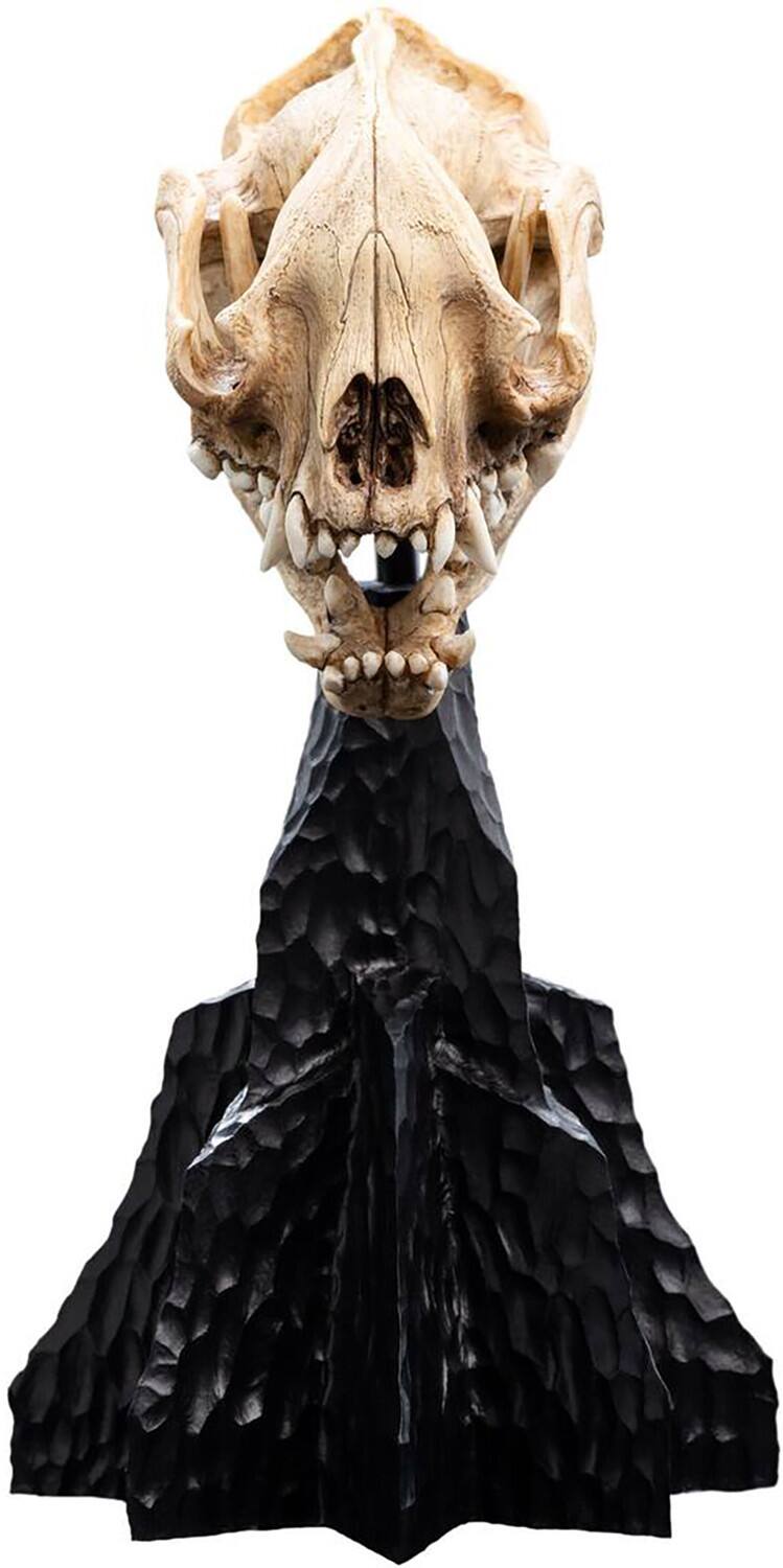 WETA Workshop Polystone - The Lord of the Rings Trilogy - Skull of a Warg Miniature Polystone Statue - COLLECTIBLES