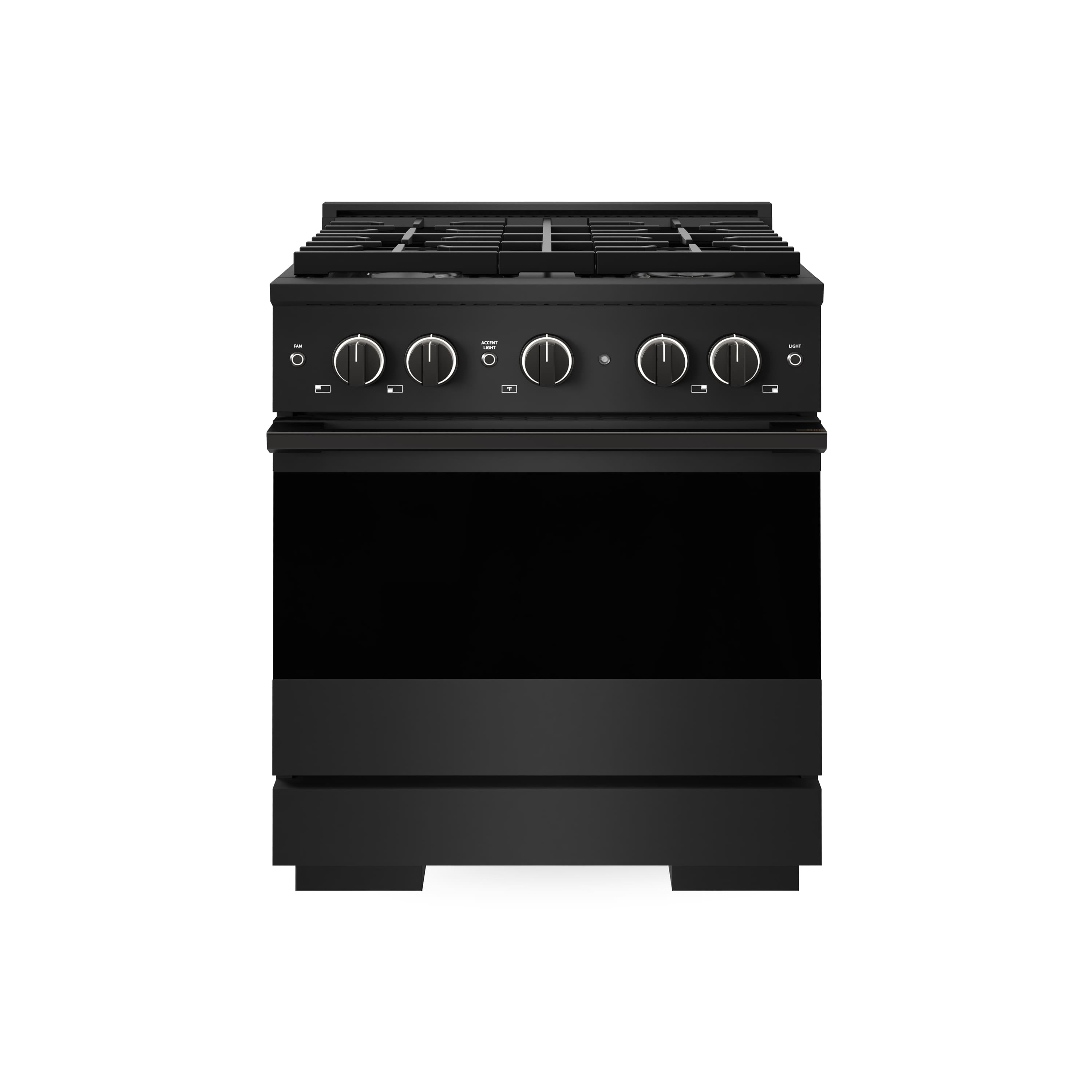 ZLINE - 30 in. 4.2 cu. ft. Marino Freestanding Gas Range with 4 Burner Cooktop and Convection Gas Oven in Black Stainless Steel - Black Stainless Steel price history on PriceWatchPro