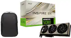 MSI INSPIRE EX
16GB GDDR7
GEFORCE RTX 5080
DLSS 4 | RAY TRACING | REFLEX | STUDIO
OC SCUTOI
IIIST IIST