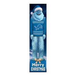 Fan Creations - Detroit Lions 48" Yeti Christmas Leaner - Multicolor