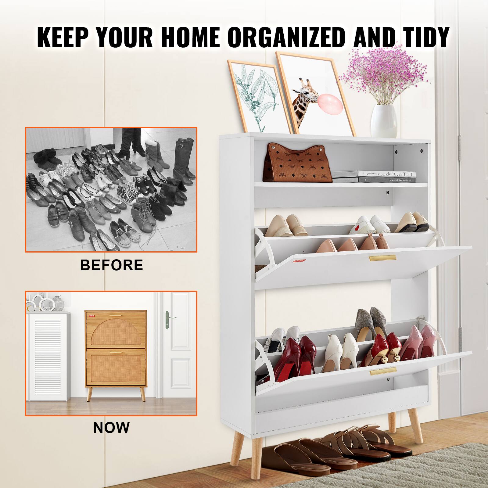 KEEP YOUR HOME ORGANIZED AND TIDY BEFORE - NOW