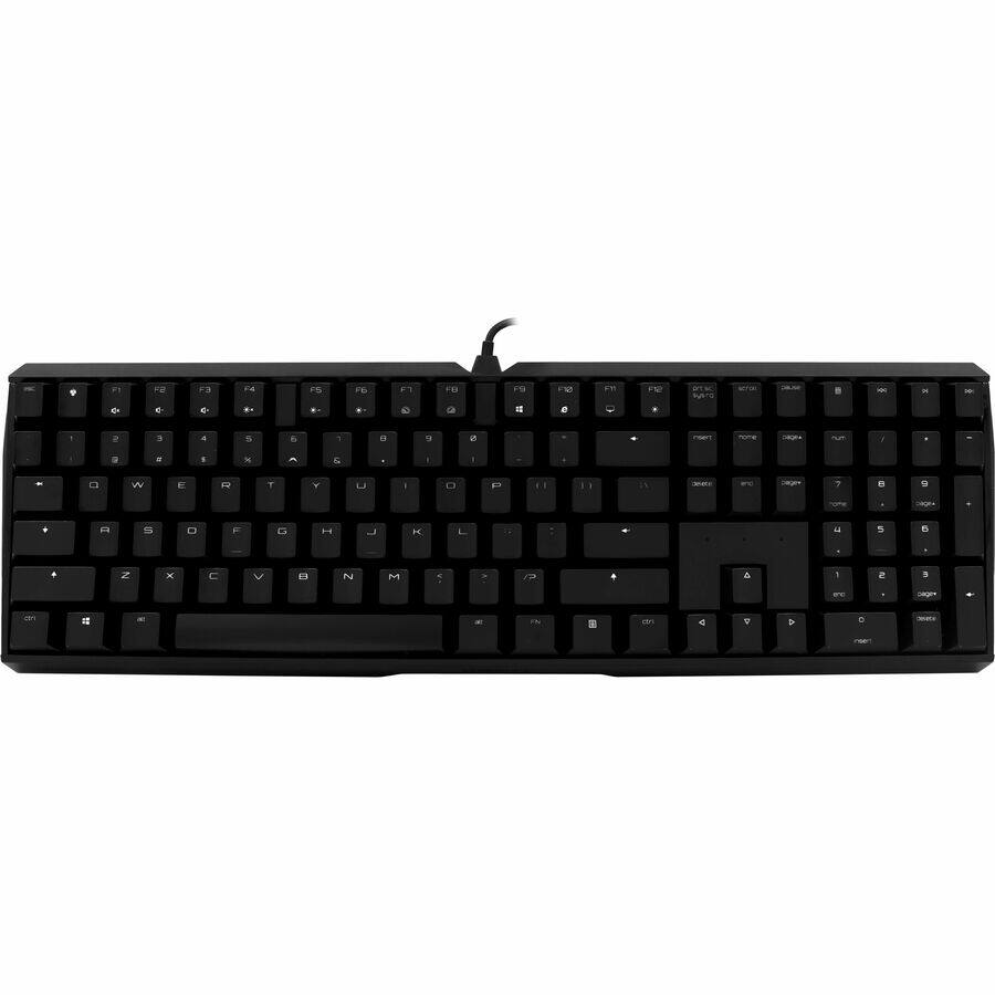 Alt View 2. CHERRY - CHERRY MX 3.0S Wired RGB Keyboard, MX RED SWITCH, For Office And Gaming, Black - Removeable cable, abrasion resistant - Black.