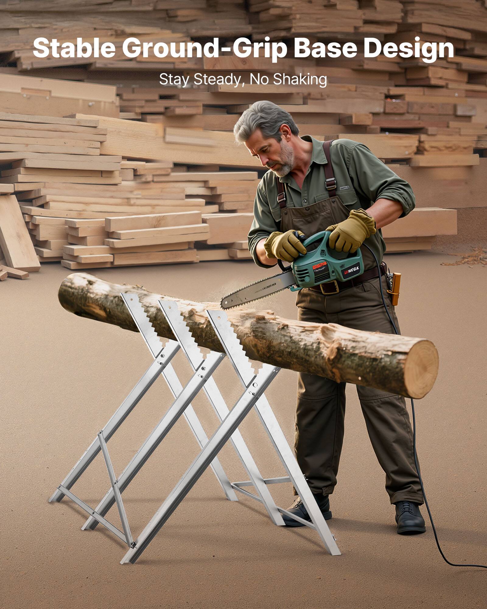 Stable Ground-Grip Base Design  
Stay Steady, No Shaking