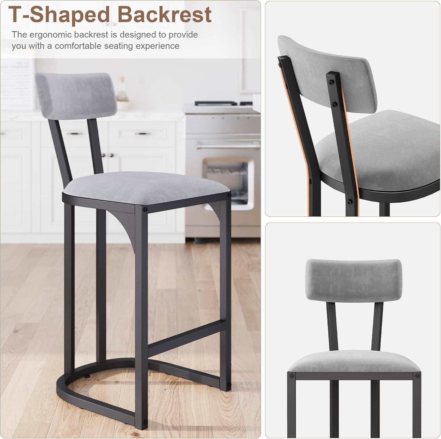 T-Shaped Backrest

The ergonomic backrest is designed to provide you with a comfortable seating experience.
