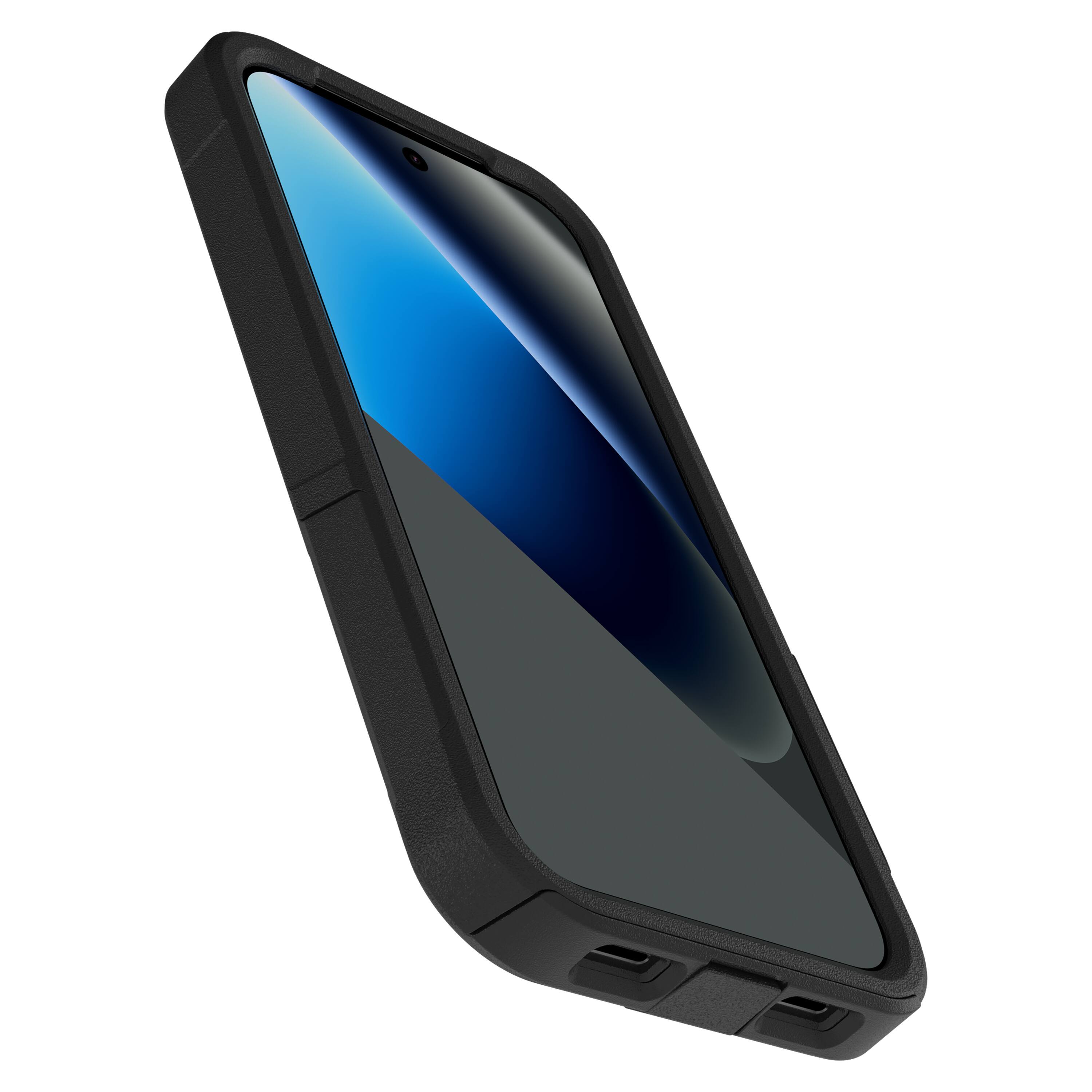 Left. OtterBox - Commuter Series Hard Shell for Google Pixel 10a - BLACK.