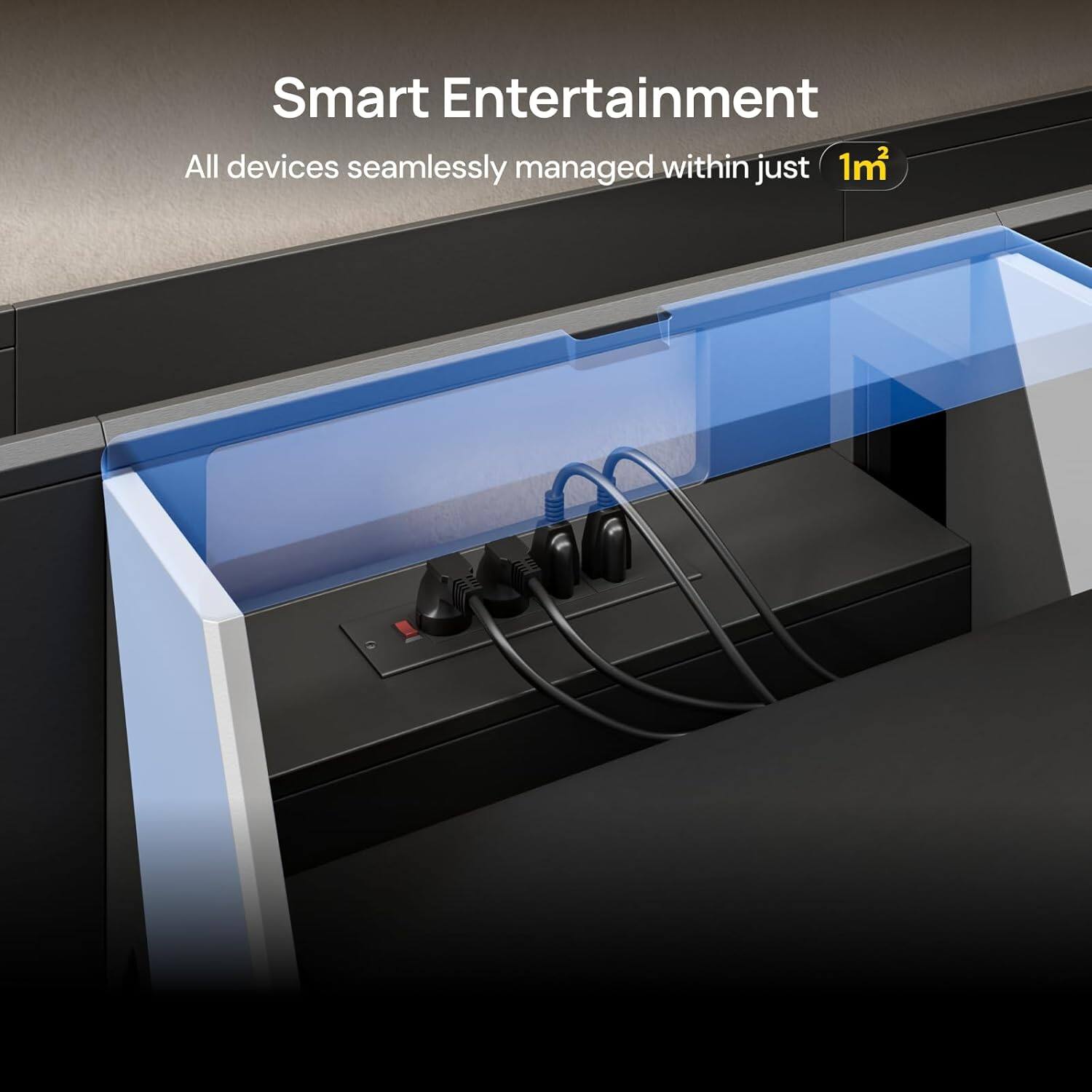 Smart Entertainment  
All devices seamlessly managed within just 1m²
