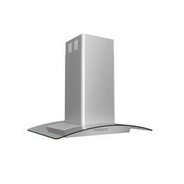 Zephyr - 42 inches - Convertible - Island Range Hood - Stainless Steel