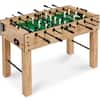 Front. Best Choice Products - Best Choice Products Large 54in Full-Size Foosball Table for Home, Game Room w/ 2 Balls, 2 Cup Holders - Natural - Natural.