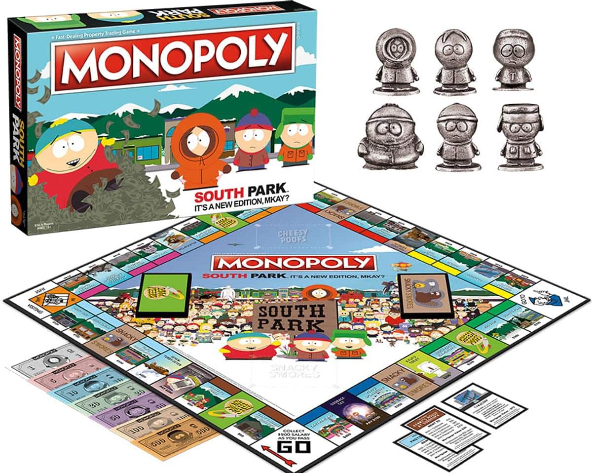 USAoploy - South Park Collectible Monopoly Board Game - Red