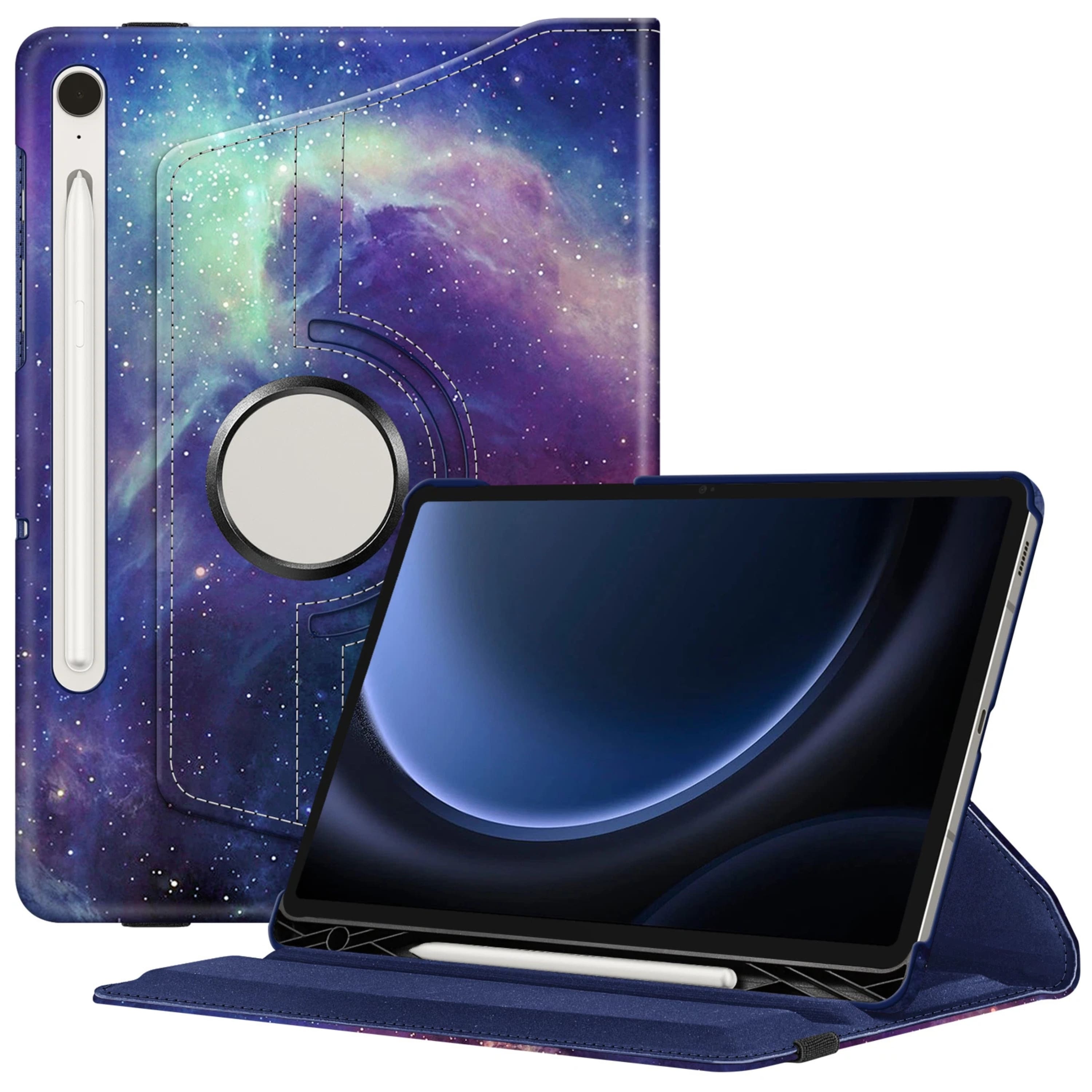 Kitcheniva - 360 Degree Rotating Case For Samsung Tab S9 FE 10.9 Inch - Galaxy