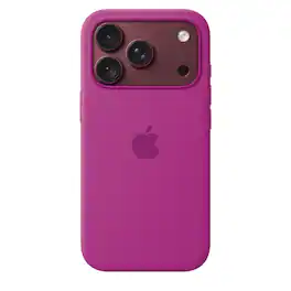 Apple - iPhone 18 Pro Silicone Case with MagSafe - Magenta