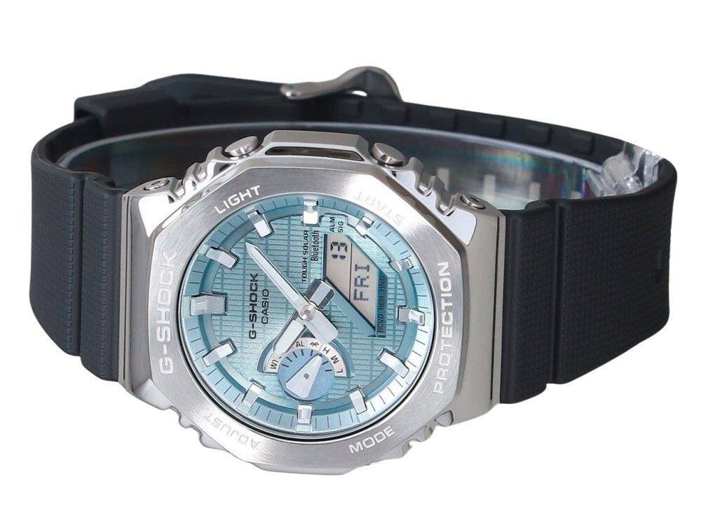 ASAS LIGHT START ALM SIG SQLAR Bluetooth EB TOUGH FRI HNO G-SHOCK CASIO G-SHOCK WITTAL LM AL *f H - M 7 RCVD ADJUST MODE PROTECTION

LIGHT  
G-SHOCK  
CASIO  
PROTECTION  
SOLAR  
Bluetooth  
ALM  
SIG  
FRI 13  
MODE  
ADJUST