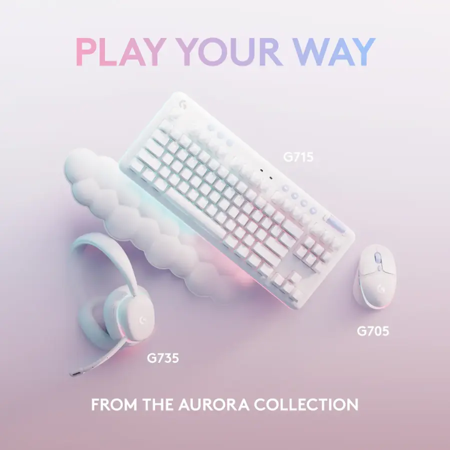 PLAY YOUR WAY G715 - G705 - G735 FROM THE AURORA COLLECTION