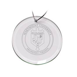 Jardine - Marymount Saints Team Logo 3'' Round Glass Ornament - Multicolor