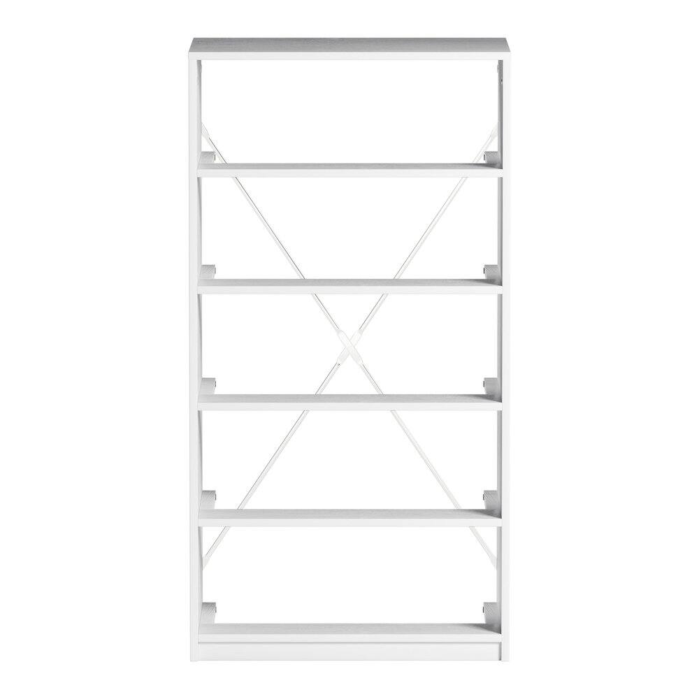 Alt View 8. Techni Home - 5-Drawer Dresser with Large Fabric Drawers, White - White.