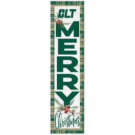 Jardine - Charlotte 49ers 12'' x 48'' Outdoor Christmas Leaner - White