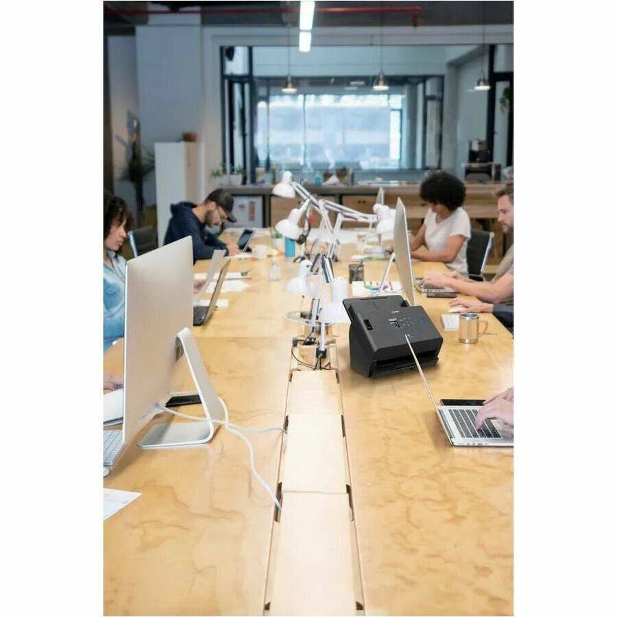 Alt View 6. Canon - Canon DR-S250N Scanner - 600 dpi - 24-bit Color - 50 ppm - Duplex - USB - Color.