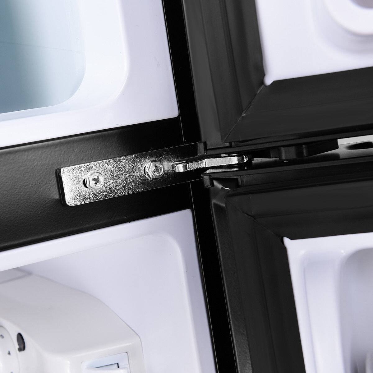 Alt View 4. SKONYON - Mini Refrigerator with Freezer 3.2 Cu Ft Quiet Cooling for Dorm Apartment Office Home - Black.