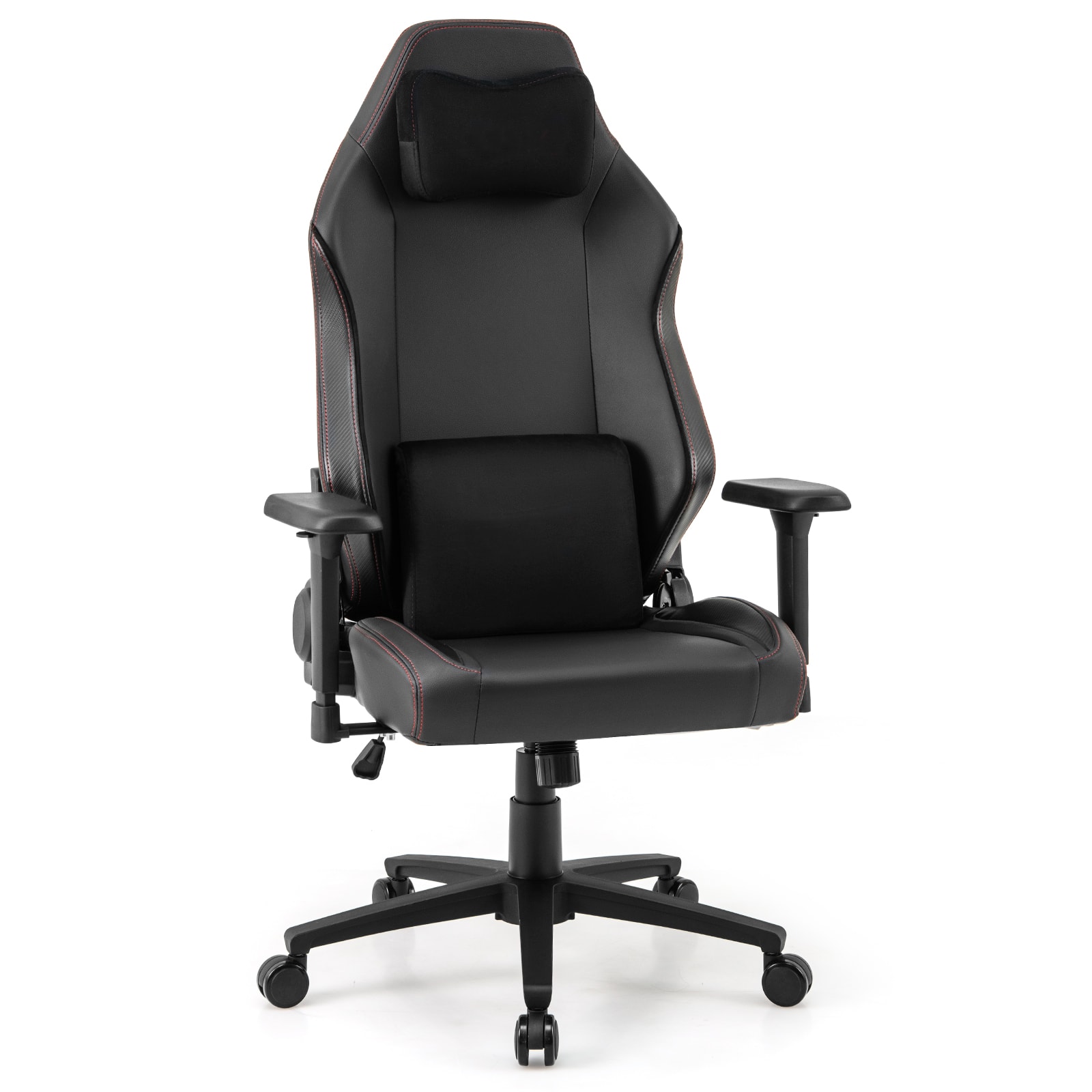 WELLFOR - Ergonomic High Back Computer Chair with Magnetic Headrest and Lumbar Pillow - Black price history on PriceWatchPro