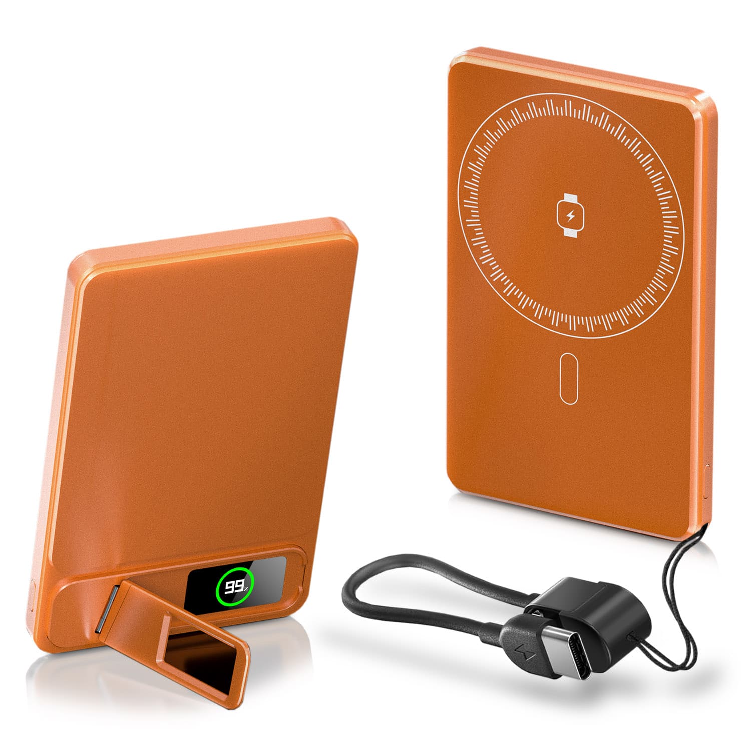 Alpha Digital - 5,000mAh Power Bank - Ultra-Thin, Magnetic Wireless Charging, Phone Stand price history on PriceWatchPro