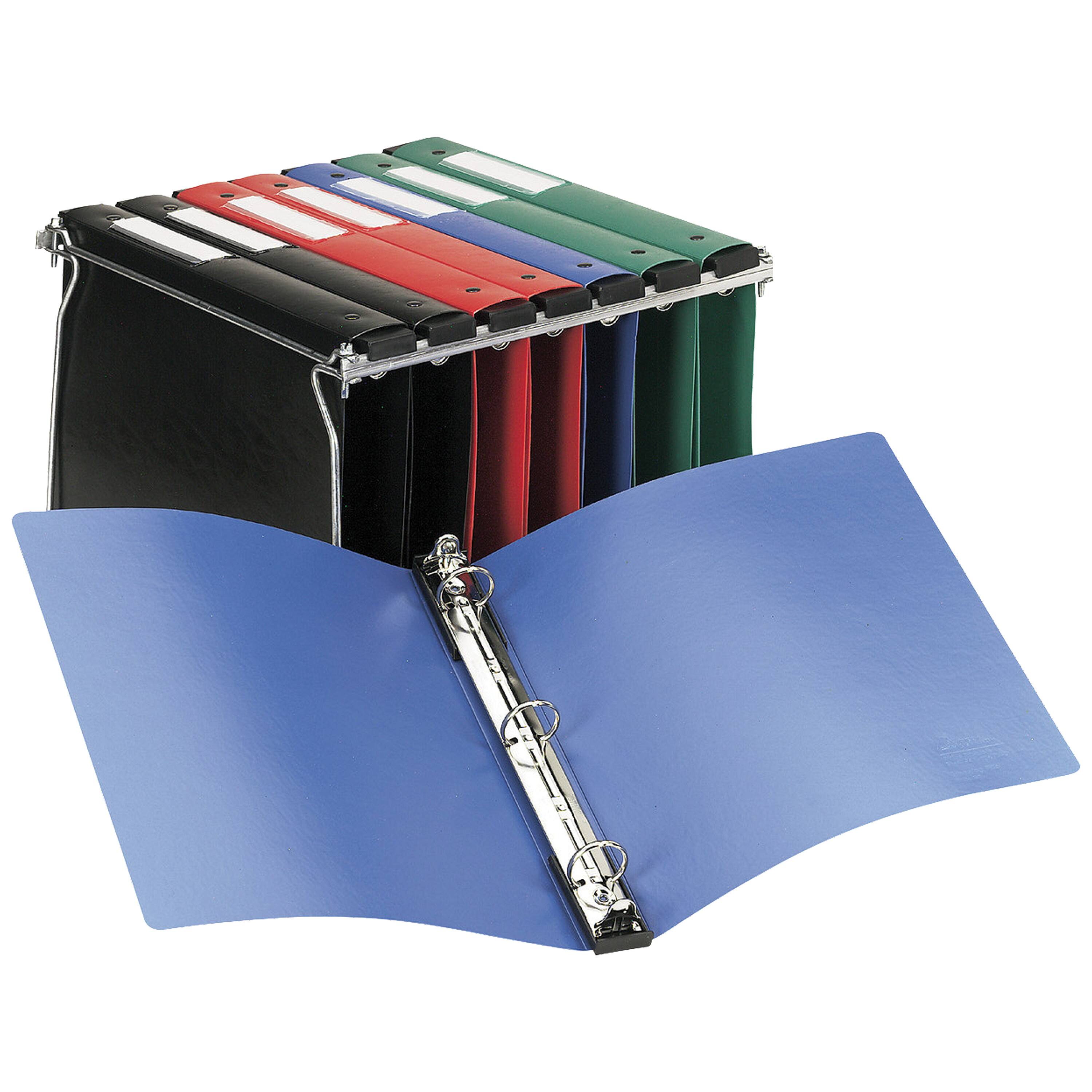 Alt View 5. Avery - Avery 1" Hanging Storage Flexible 3 Ring Binders, 4 Pack (17708) - Black.