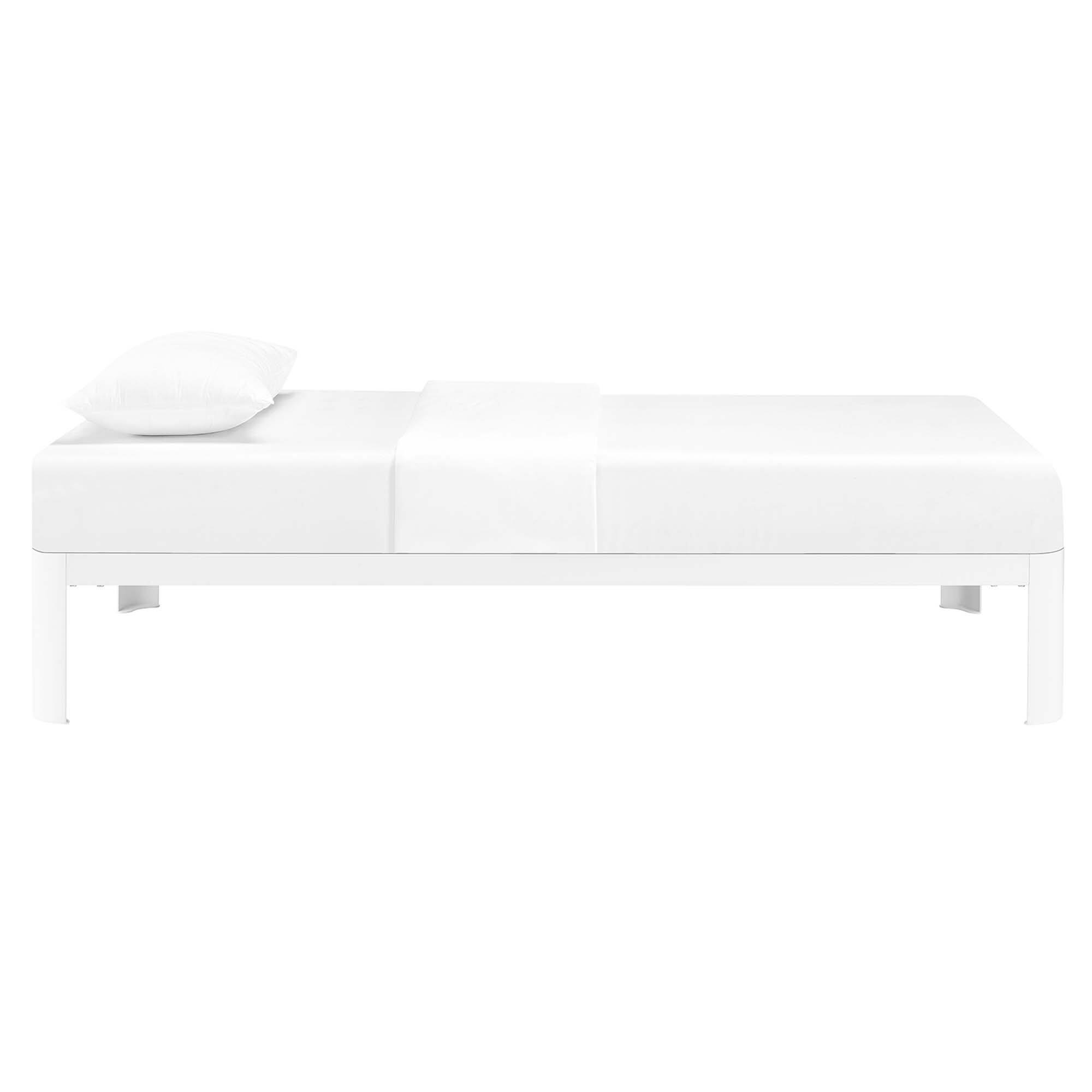 Back. Modway - Harlow Performance Velvet Twin Platform Bed Frame - Red.