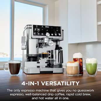 Ninja Luxe Café Pro Series 4 in 1 Espresso, Drip Coffee, Cold Ninja Luxe Café Pro Series 4 in 1 Espresso, Drip Coffee, Cold