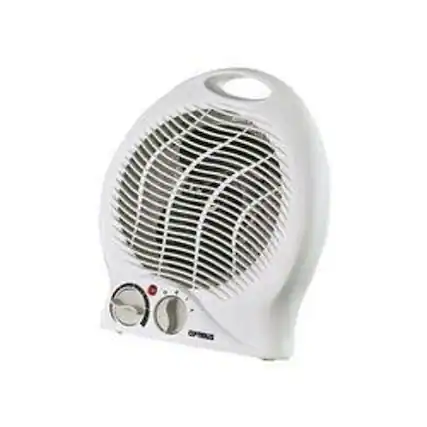Front. Loheer - Loheer Portable Fan Heater with Thermostat 1500W Electric Space Heater for Indoor Small Rooms Safe Thermal Cut-Off.