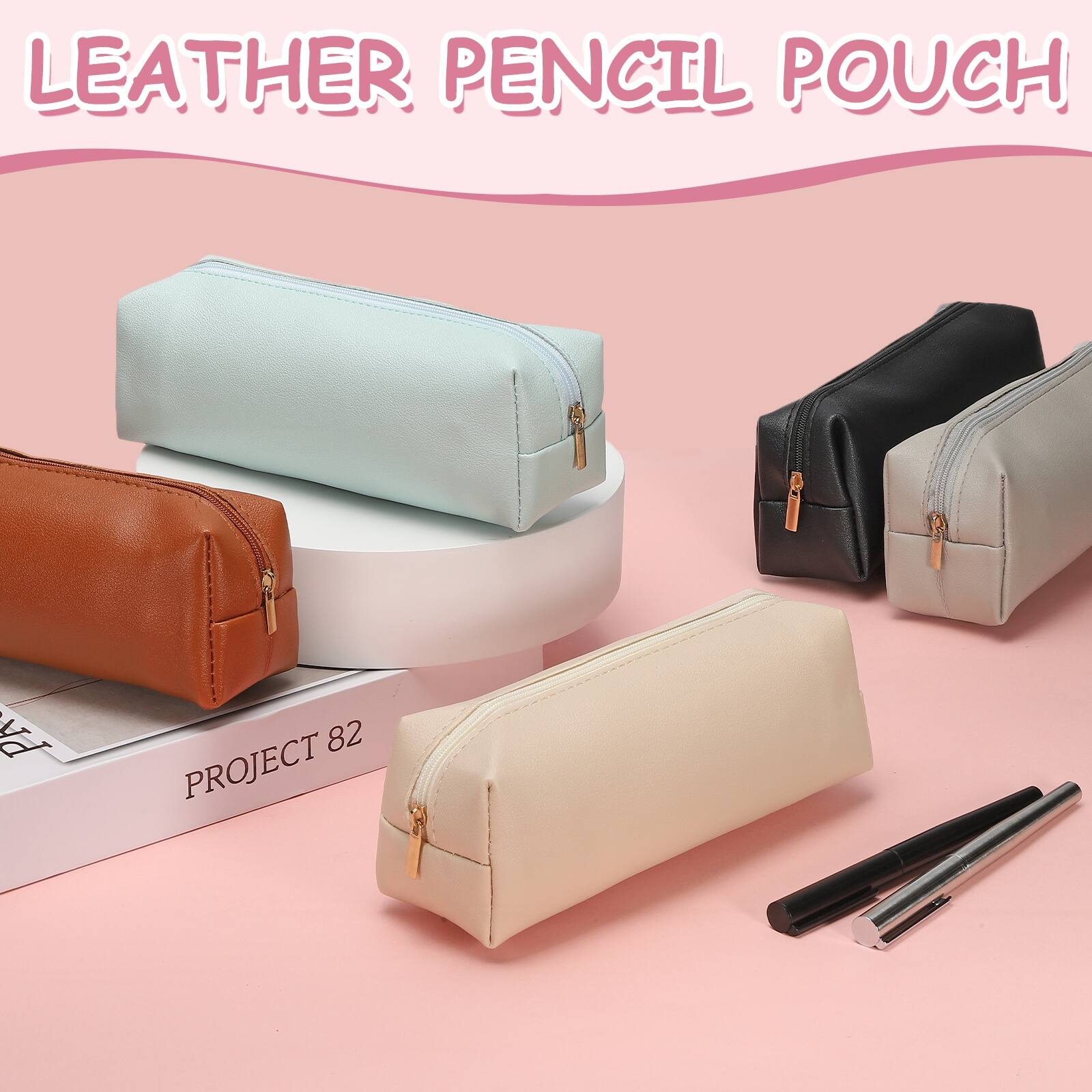 LEATHER PENCIL POUCH  
PROJECT 82