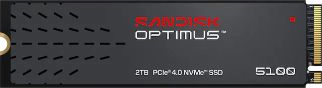 1 SANDISK OPTIMUS™ 5100 2TB PCIe 4.0 NVMe™ SSD
